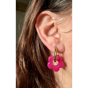 Les Poppy Rose Fushia