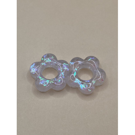 Les Poppy Blanc Holographique
