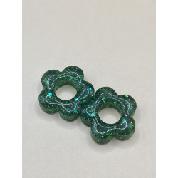 Les Poppy Vert à paillettes