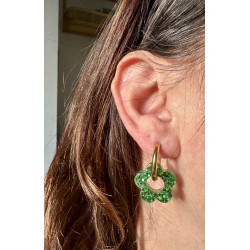 Les Poppy Vert à paillettes
