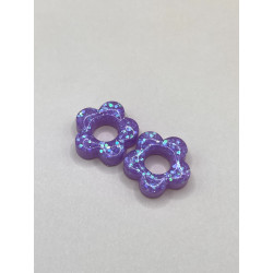 Les Poppy  Violet à paillettes