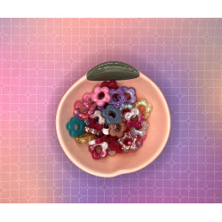 Les Poppy  Violet à paillettes