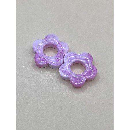 Les Poppy Rose marbré
