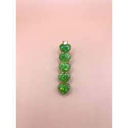 Les Noa vert à paillettes