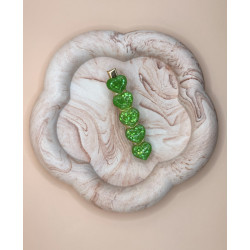 Les Noa vert à paillettes