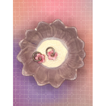 Les Poppy Rose marbré