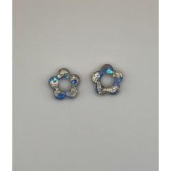 Les Poppy Bleu et doré