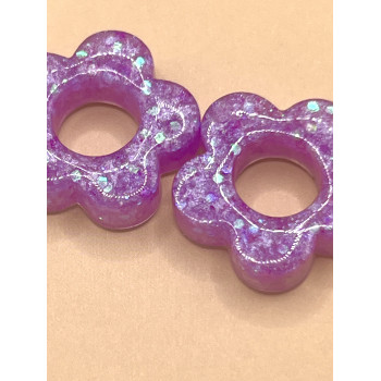 Les Poppy Violet clair à paillettes